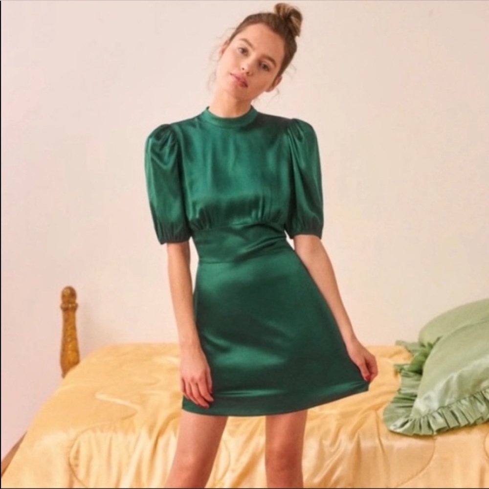 NEW Reformation EMERALD MARSHA DRESS Size 6
